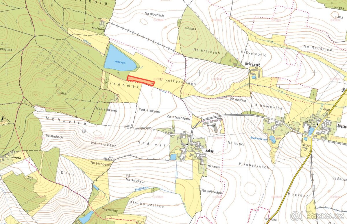 Louka, prodej, Svatkovice, Bernartice, Písek - 2