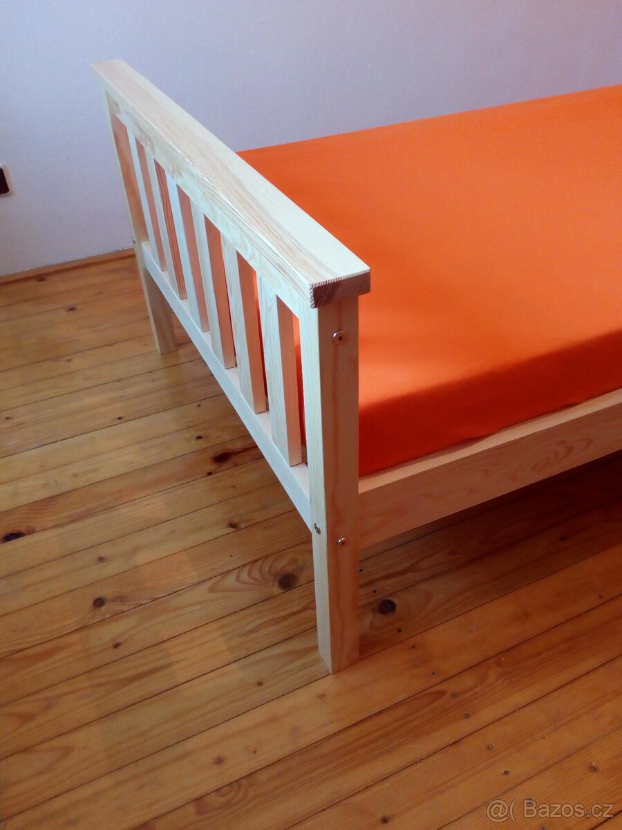 NOVÁ masivní postel 120x200 - 2