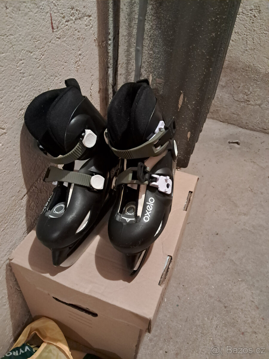 Posuvné lední dětské brusle - 2