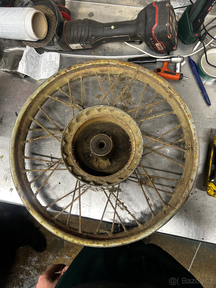 Jawa Čz 125/351 kolo přední - 2
