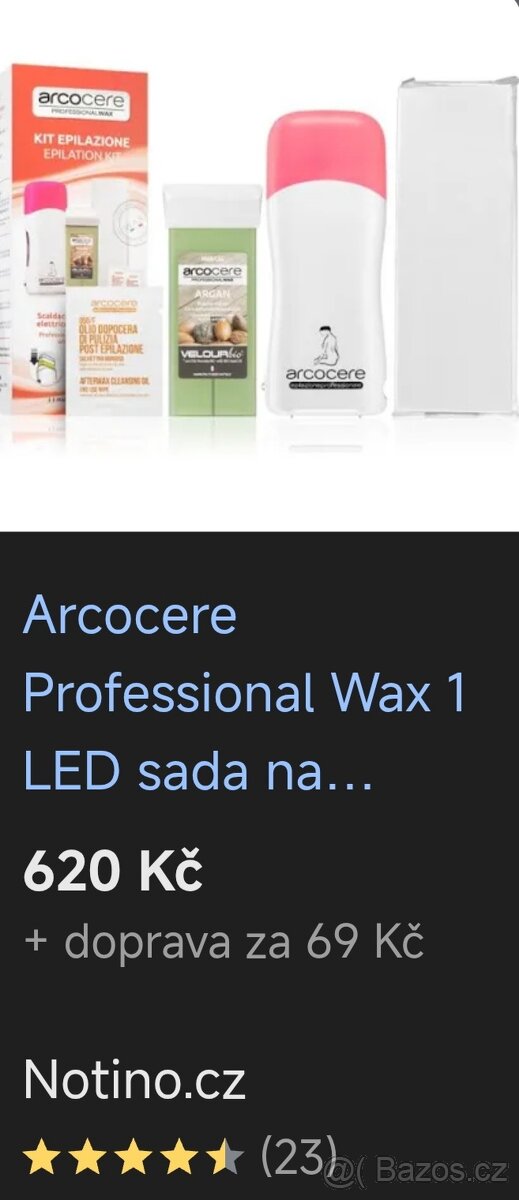 Sada na depilaci voskem - 2