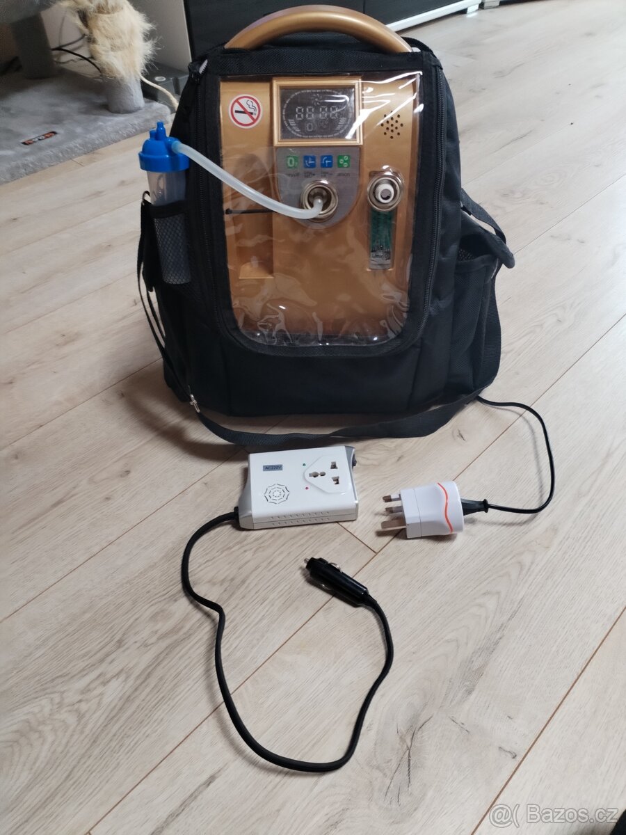Kyslíkový koncentrátor s baterii - 2