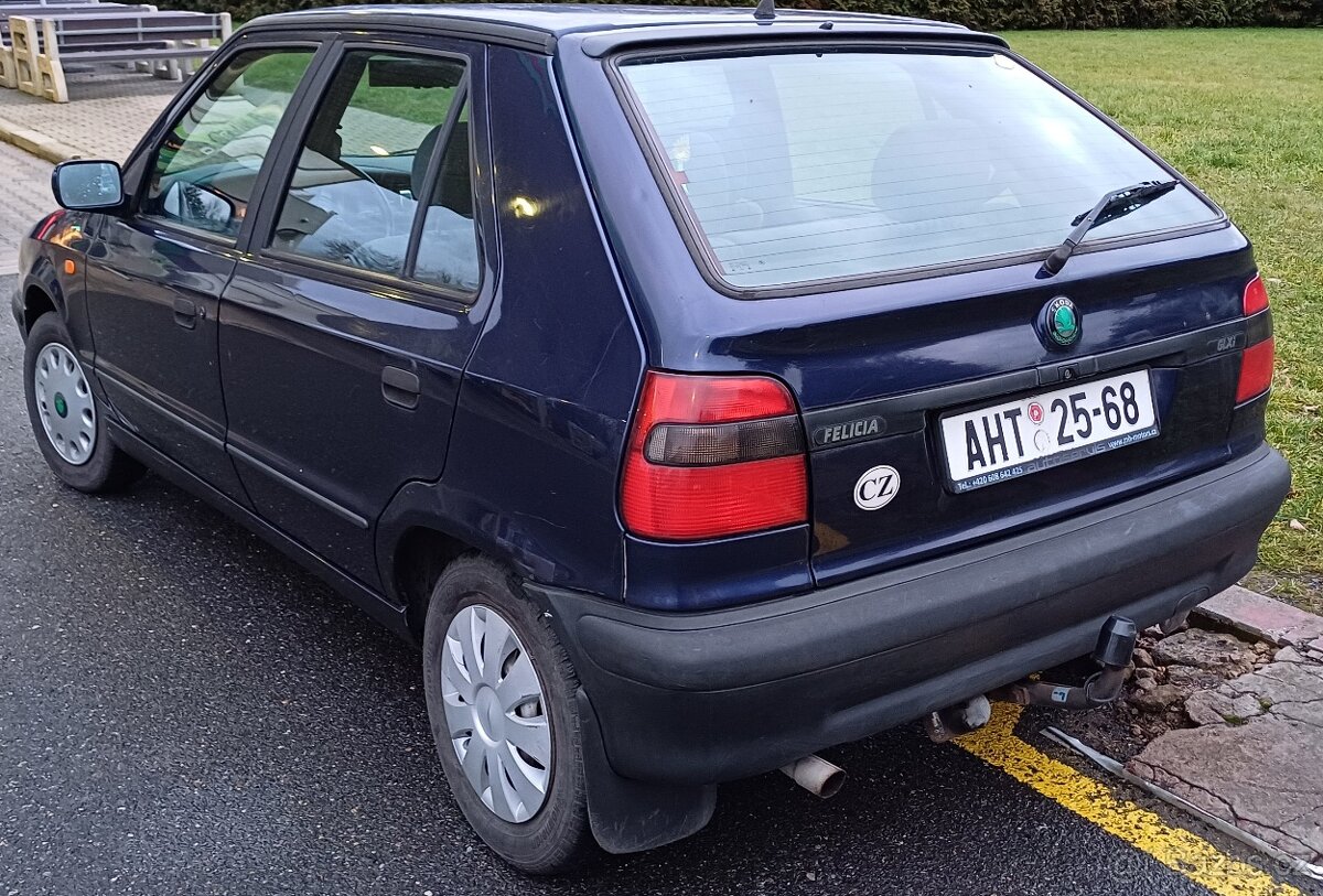 Felicia GLXI 1997; 1,3 50kW; LPG; 145tis km - 2