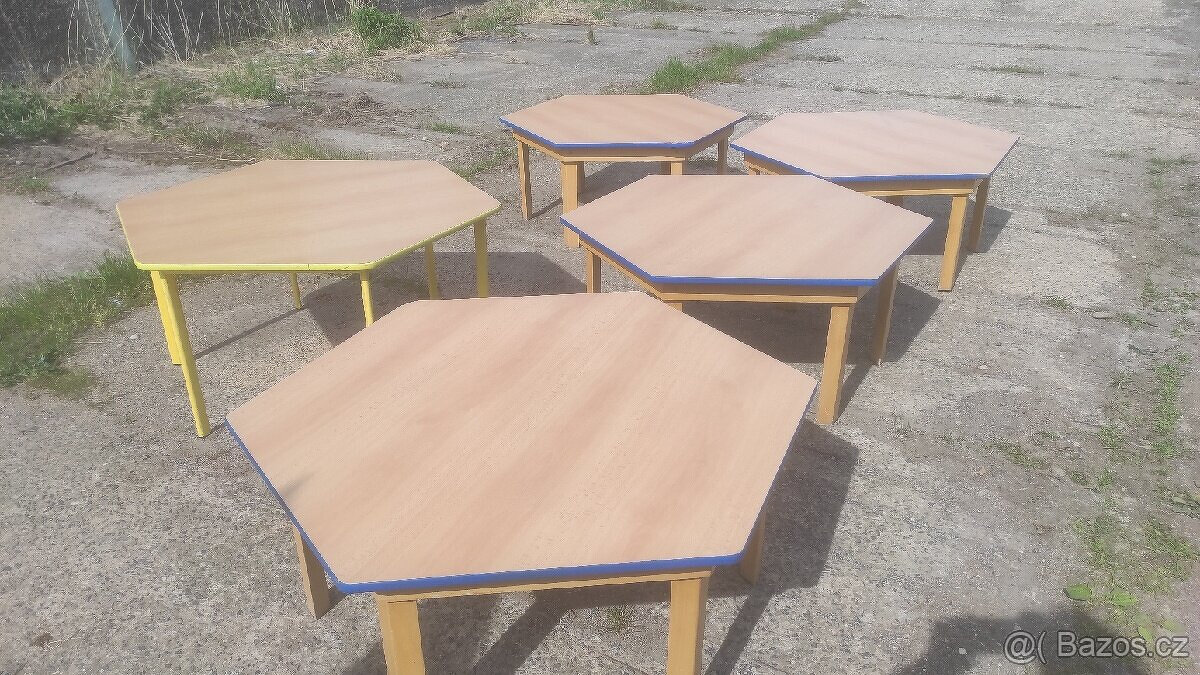 STUL dětsky šestihranny - 2