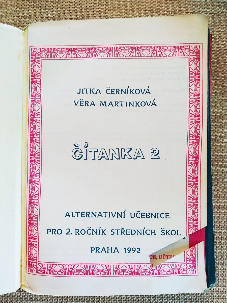 Čítanka 2 pro 2. ročník SŠ - 2