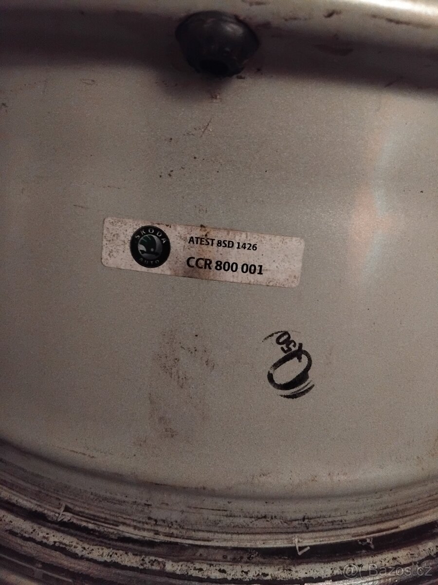 Alu kola Škoda Superb 2,Yety - 2