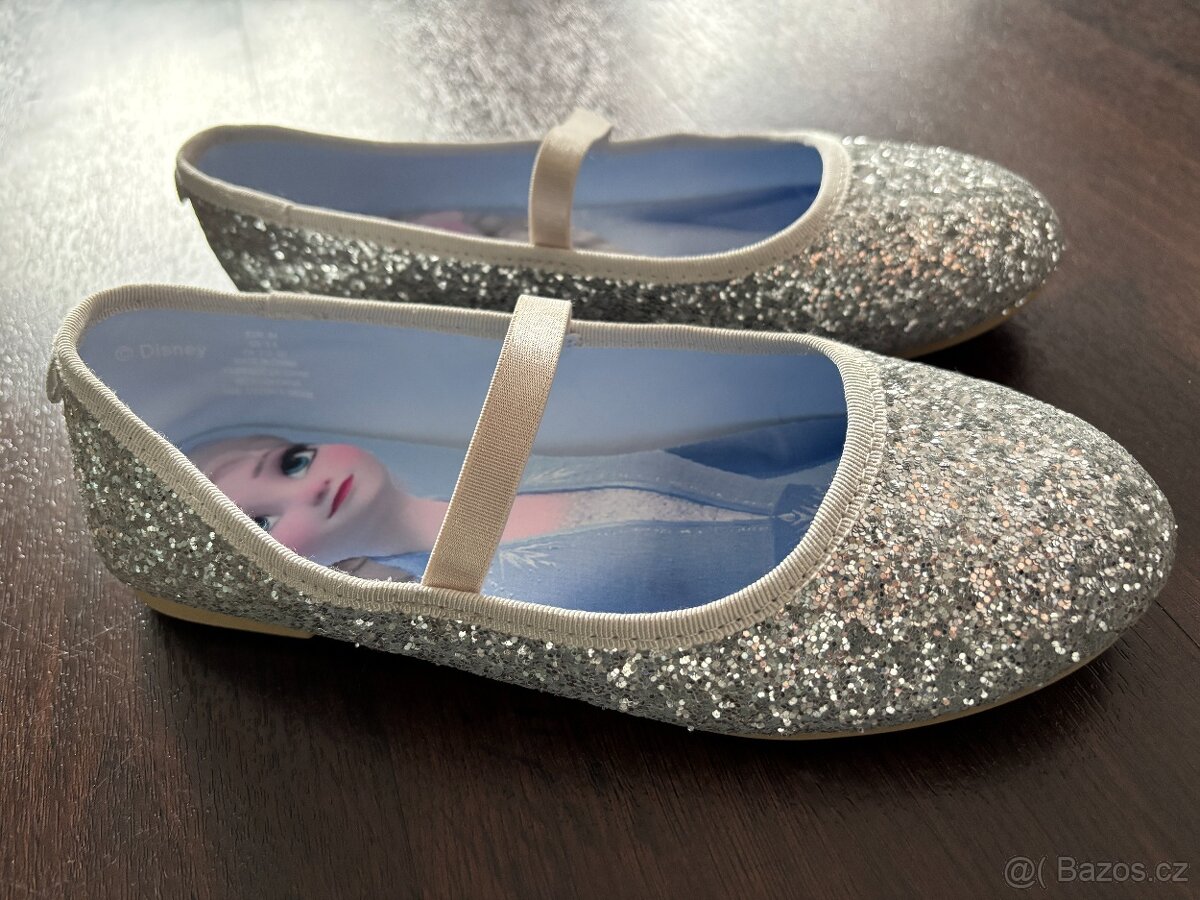 Třpytivé baleríny 34 H&M Top Stav - 2