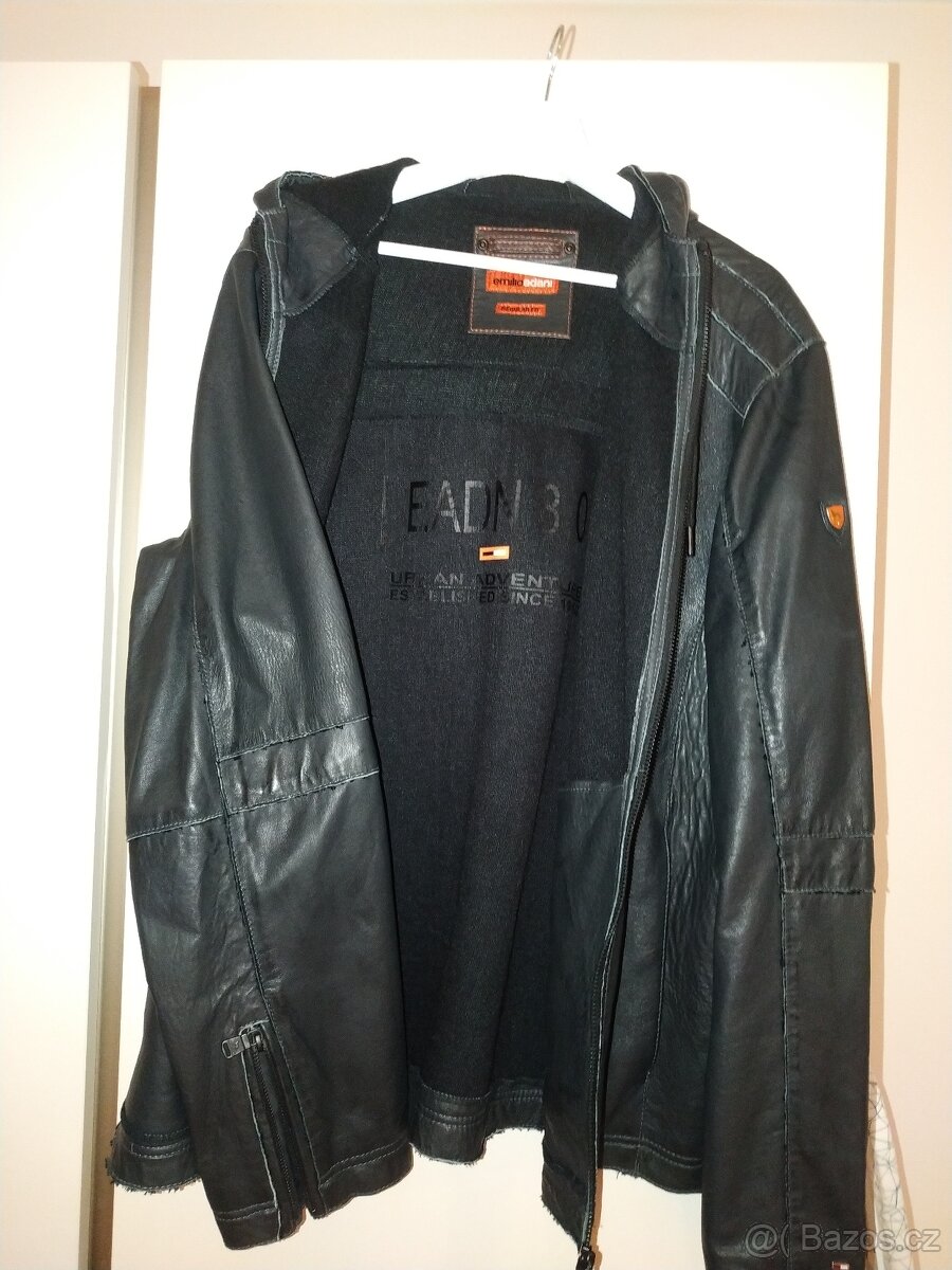 Kožená bunda/ nová/unisex/oversize - 2