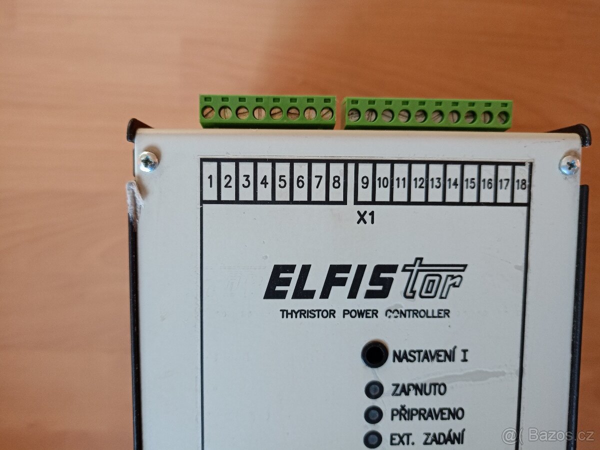 Elfistor - třífázový tyristorový regulátor - 2