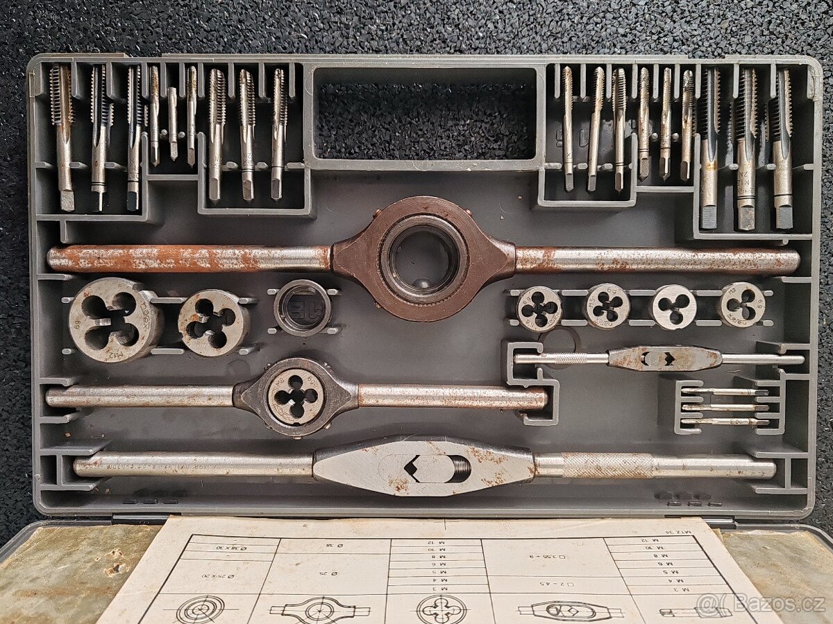 Sada závitníků NAREX MI -|| - 2