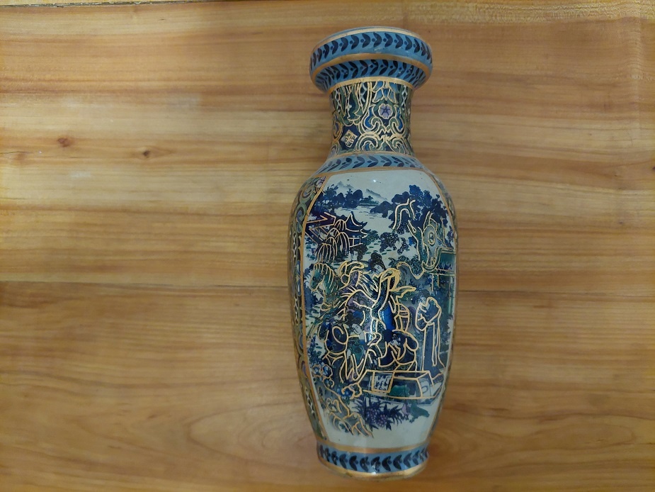 Nová váza starožitného vzhledu s čínskými výjevy - SLEVA - 2