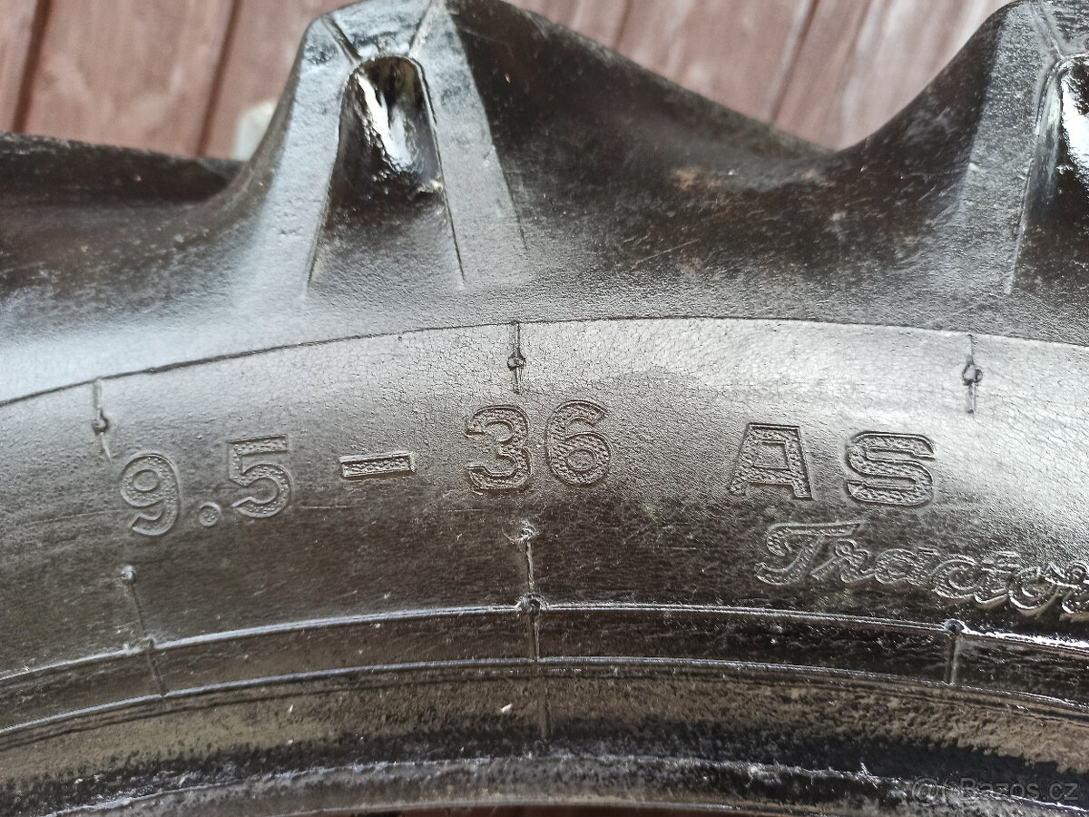 Zadní pneu na Zetor 25 K: 9.5-36 - 2