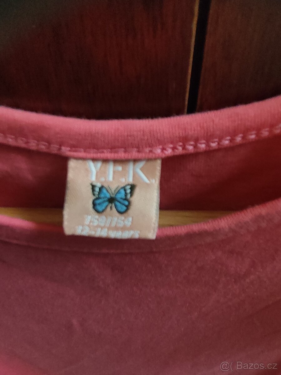 Dívčí letní šaty vel. 12 - 14 let, nové - 2