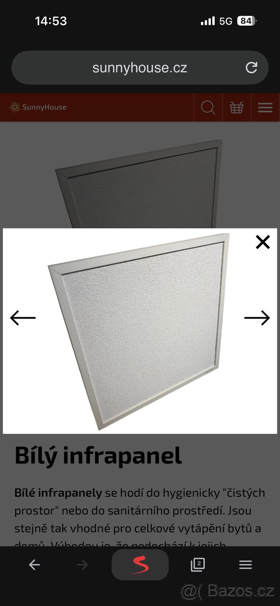 Prodám Infrapanel 200W - 2