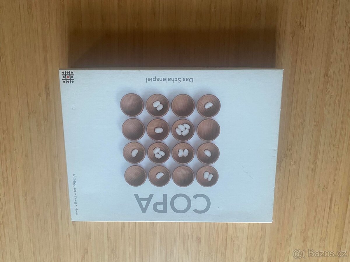 DESKOVÁ HRA - COPA - stolní DŘEVĚNÁ hra 4v1 - herní fazole - 2