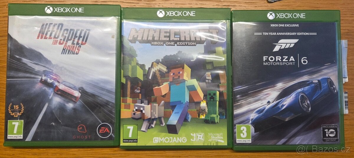 Xbox one 500GB, hry, externí disk 1TB - 2