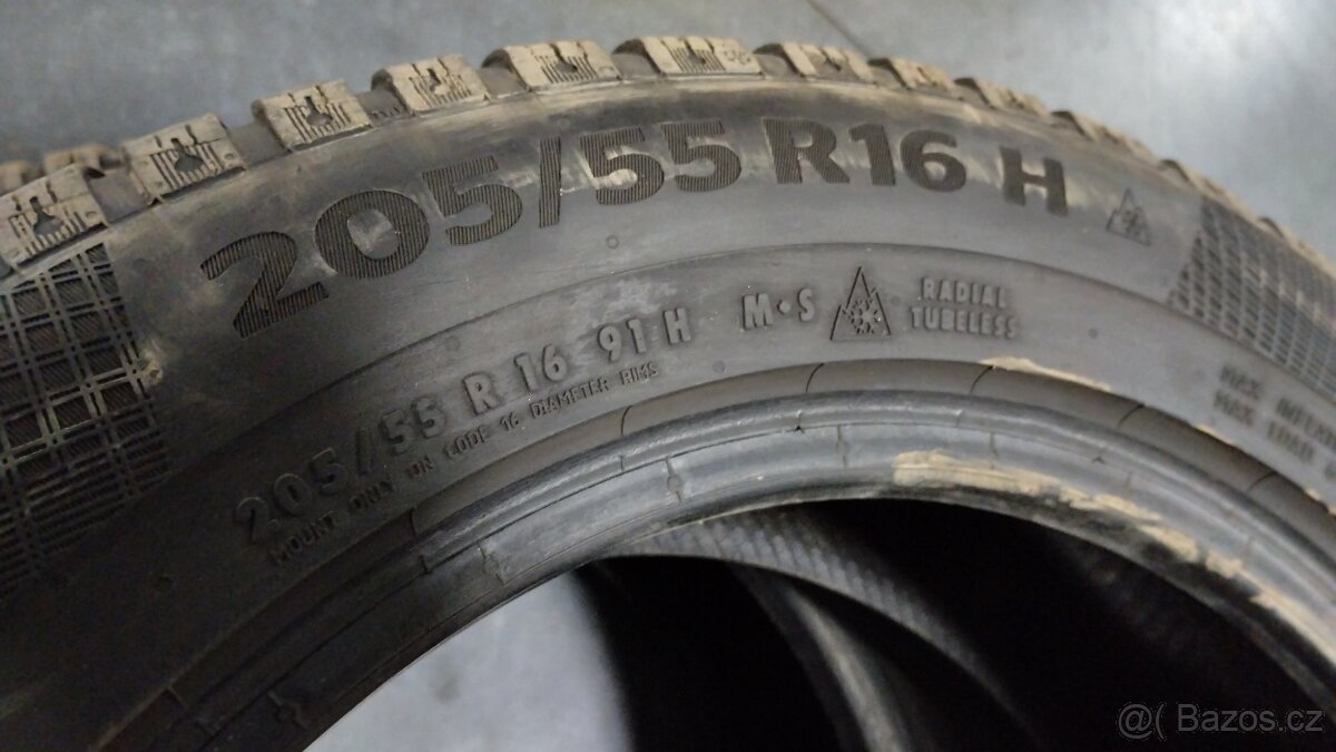 Sada zimních pneu 205/55/16 Continental - 2