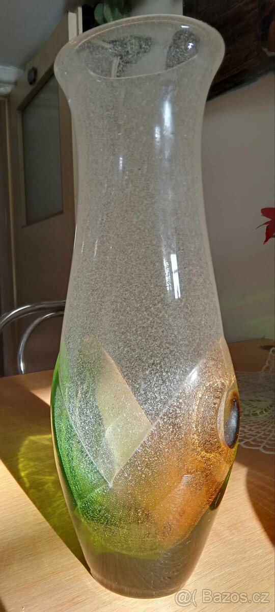Váza z hutního skla, František Špinar. - 2