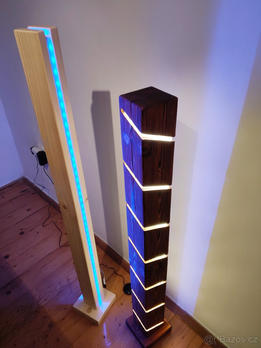 Nové dřevěné led lampy - 2