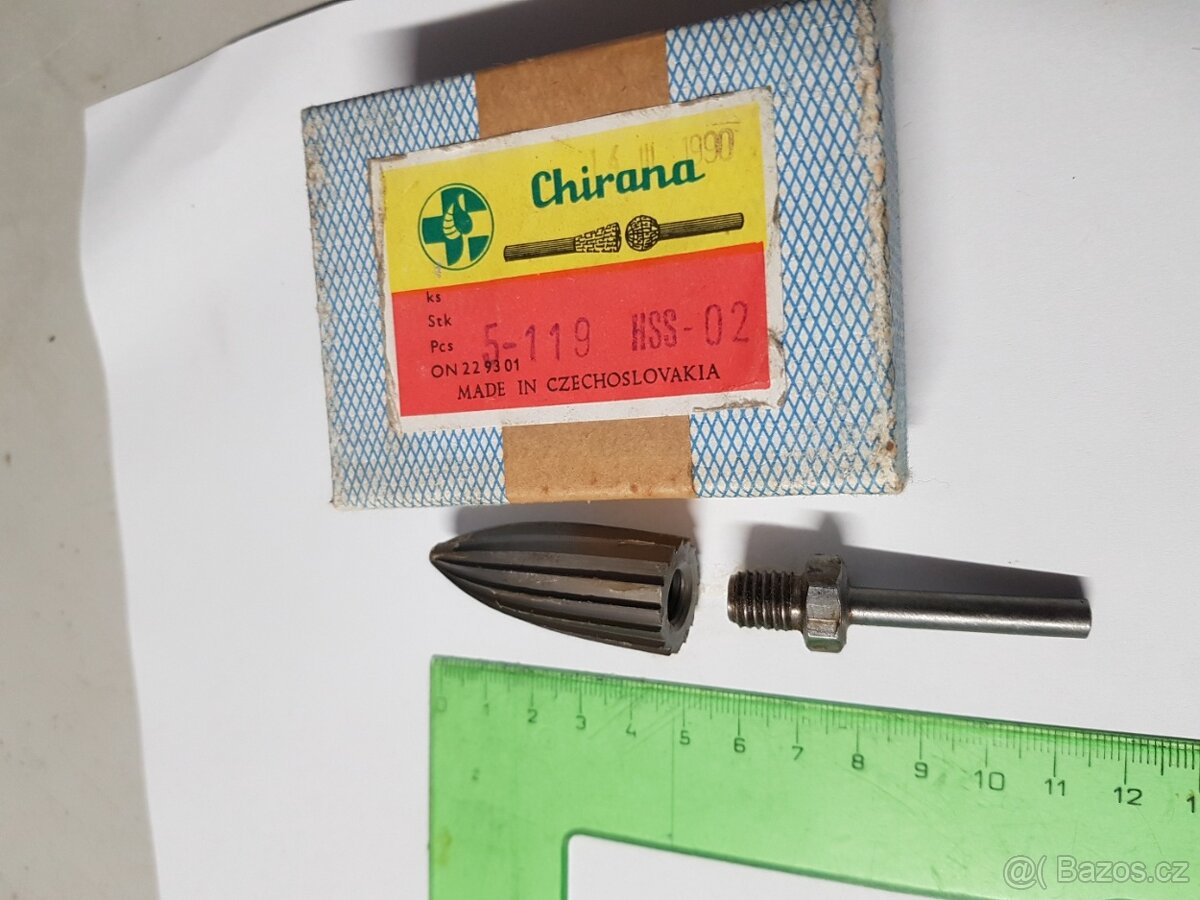 Technické frézy č. 119, ČSN 229310, Chirana - 2