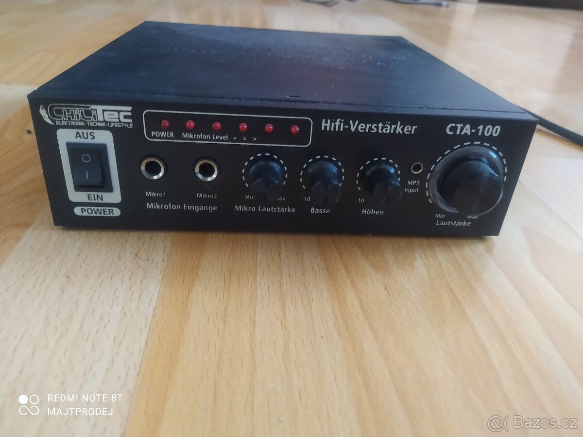 Karaoke zesilovač CTA-100 100W MP3 - 2