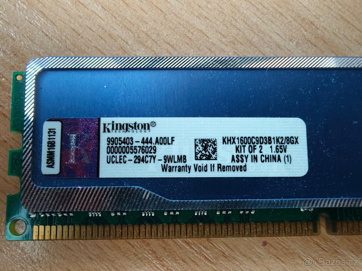 KHX1600C9D3B1K2/8GX - 2