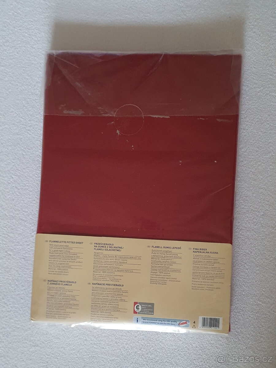Flanelové napínací prostěradlo - 2