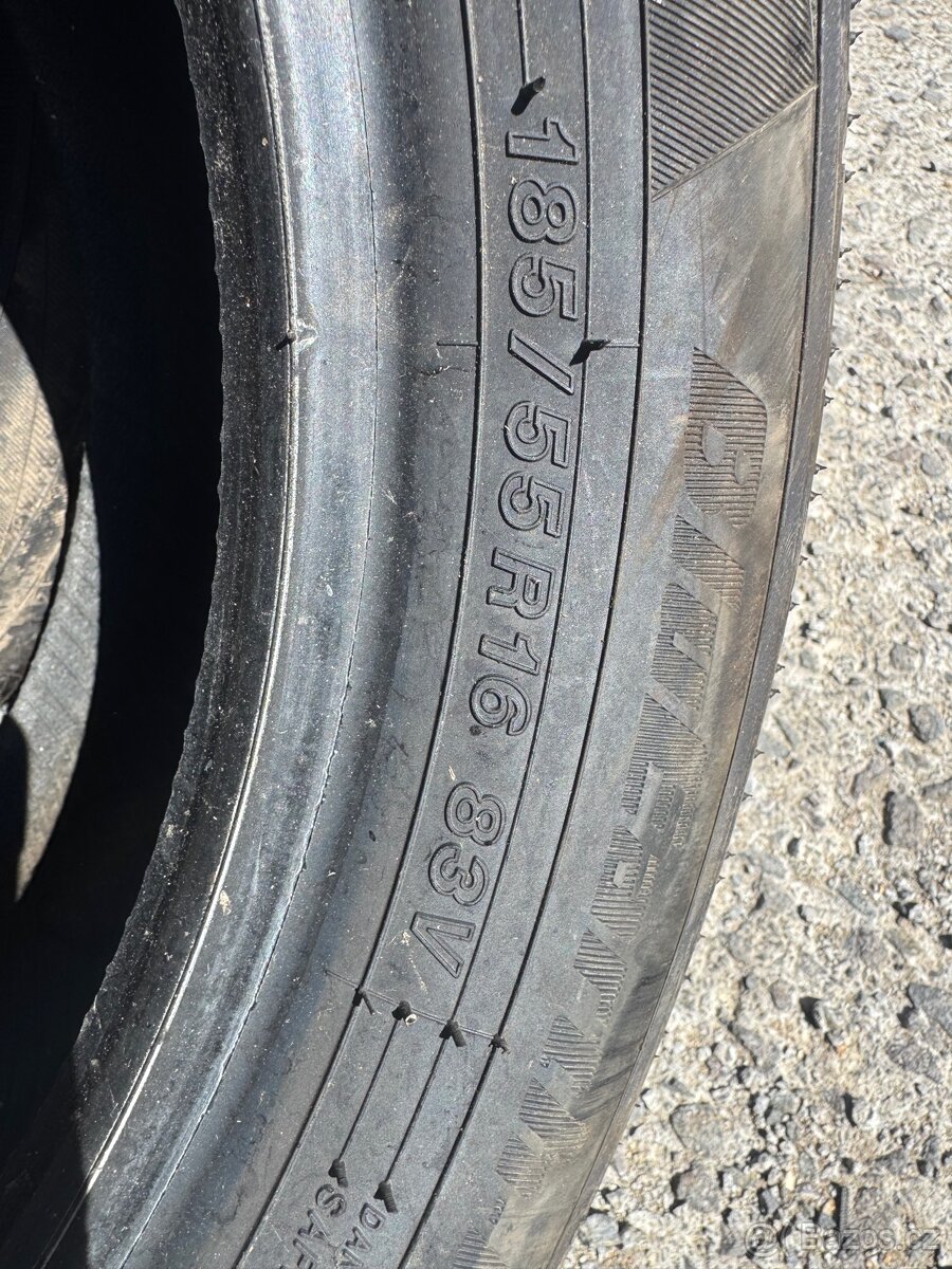 letní pneumatiky YOKOHAMA 185/55 r16 8-9mm DOT2024 - 2