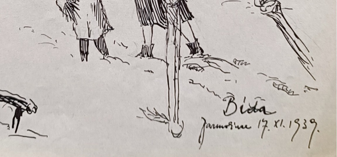 Perokresba "Bída" - 2