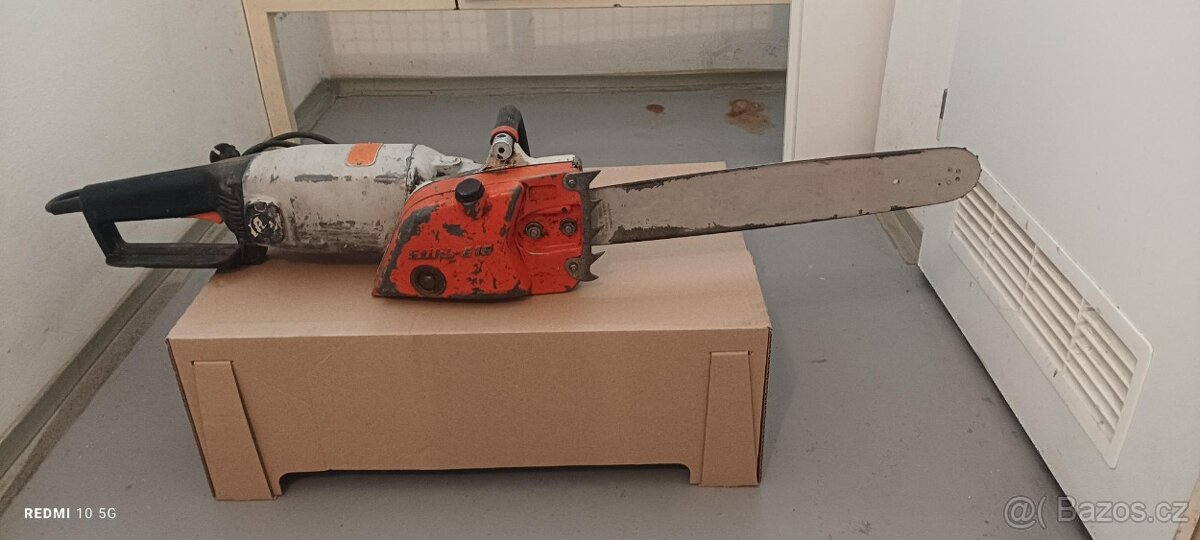 Elektrická řetězová pila Stihl model E15 cca 1970/1980 - 2