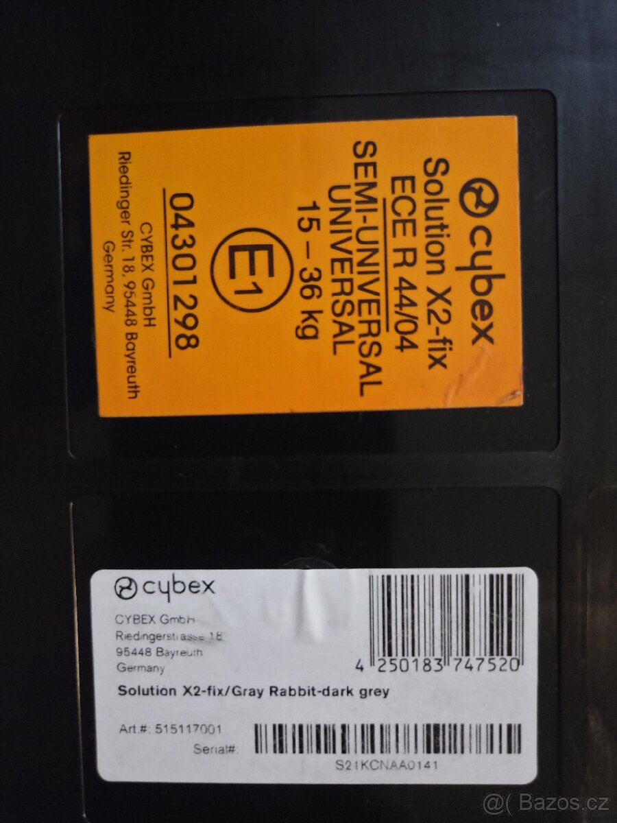 Autosedačka Cybex solution X2-fix - 2