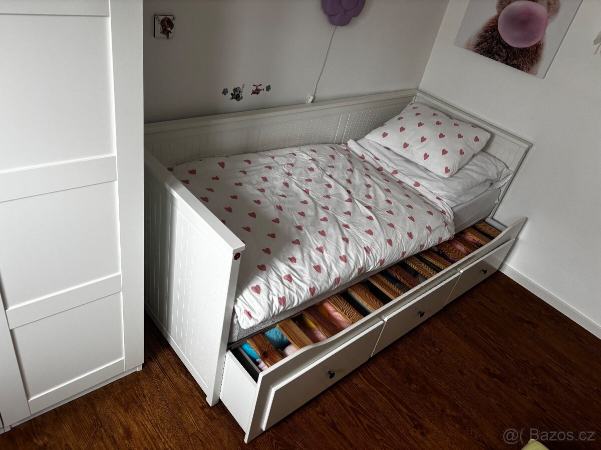 Hemnes (ikea) Rozkládací postel - 2