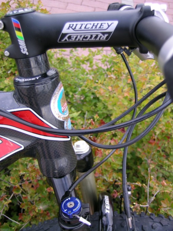 Karbonový rám + kliky XT - 2