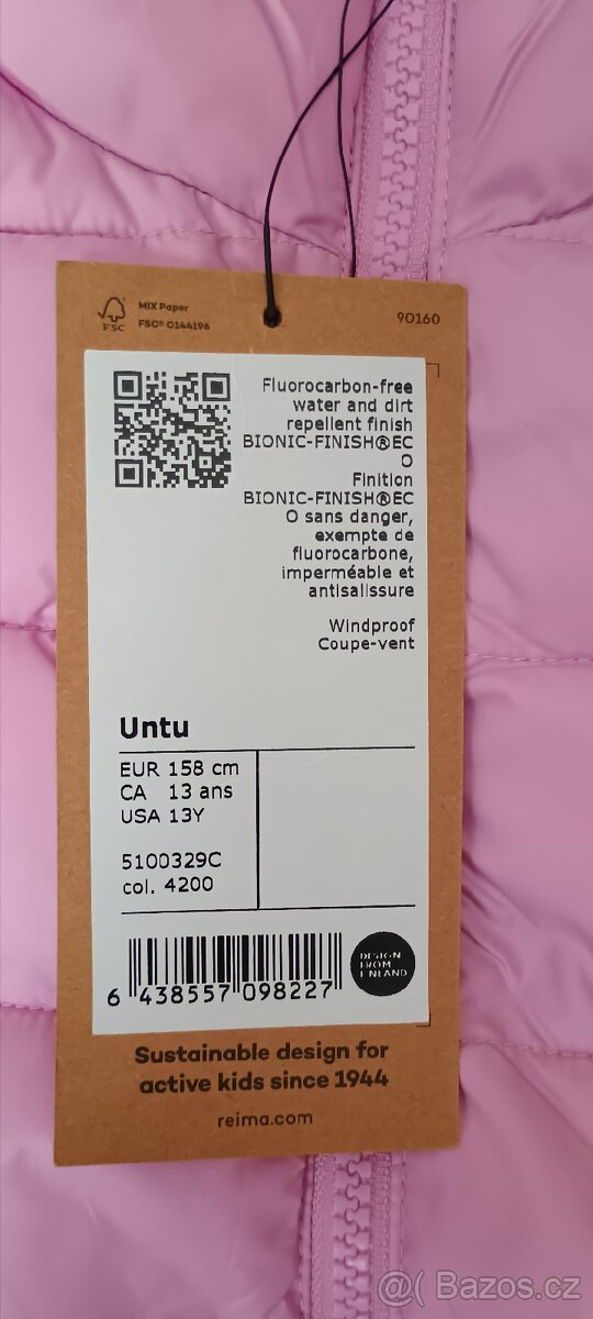 Přechodová bunda Reima untu vel.158 - 2