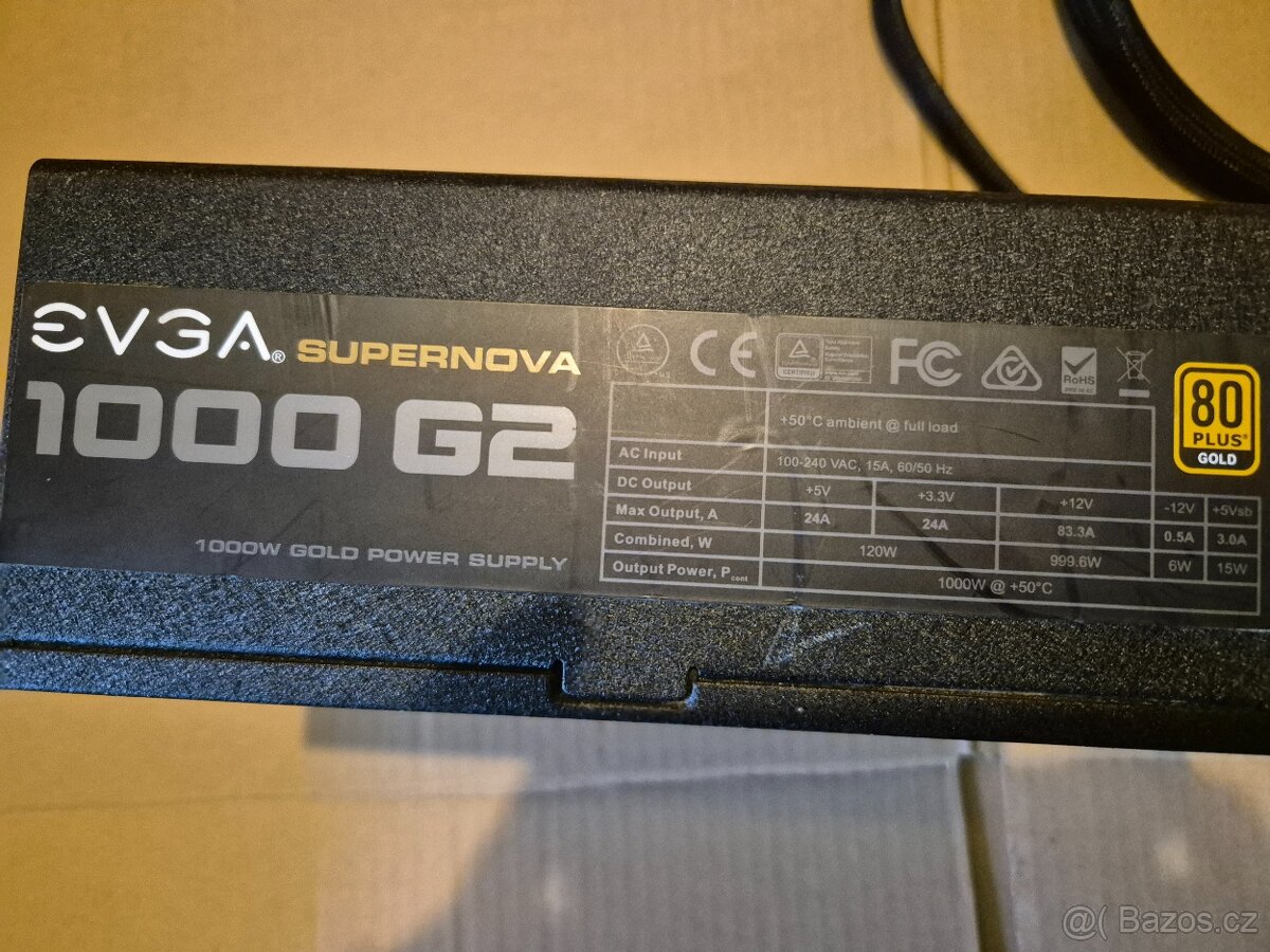 Pc zdroj EVGA SuperNOVA 1000 G2 - 2