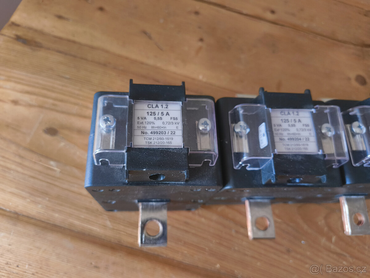 Měřící transformátor CLA 1.2 125/5A 5VA 0,5S 120% - 2