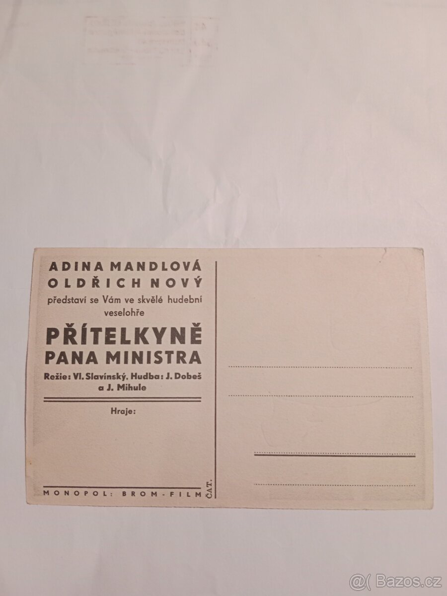 Reklamni foto k filmu- podepsana - 2