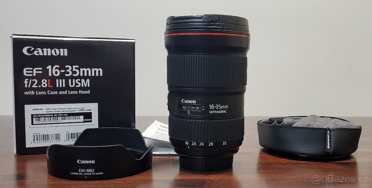 Objektiv Canon EF 16-35mm f/2.8L III USM / komplet, jak nový - 2