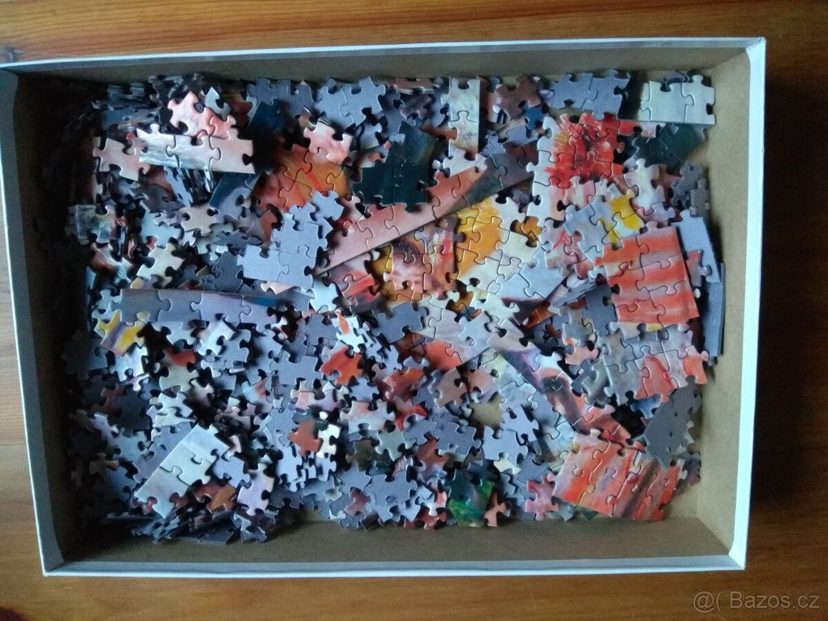 Puzzle 2x krásné - Paříž a Renoir. Nepoužité. - 2