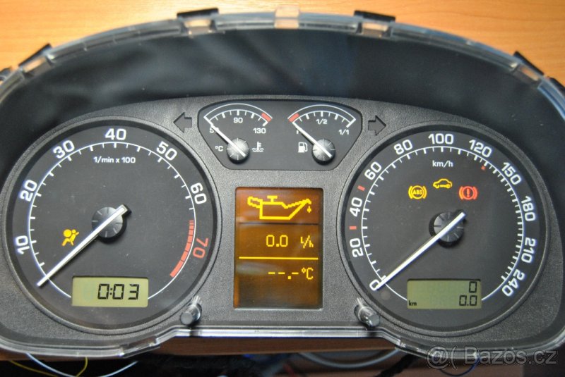 Budíky maxidot Octavia 1, benzín, 1U0920841B, NOVÝ DISPLEJ - 2