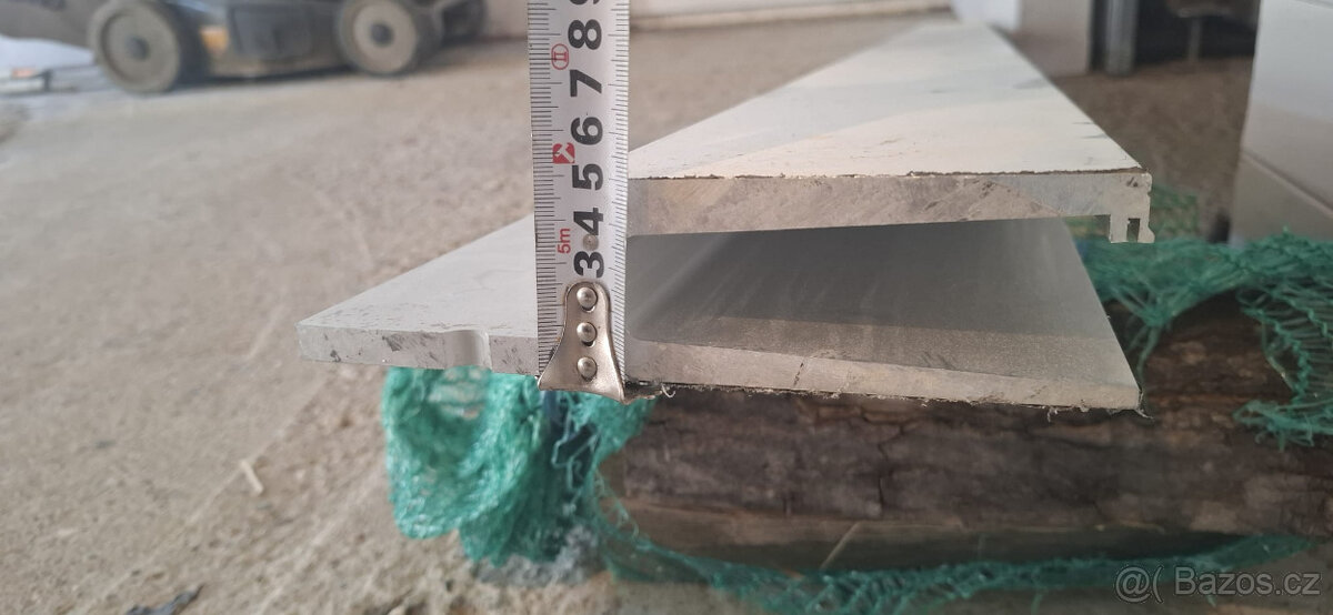 Alu profil U pro skleněné zábradlí 190cm - 2