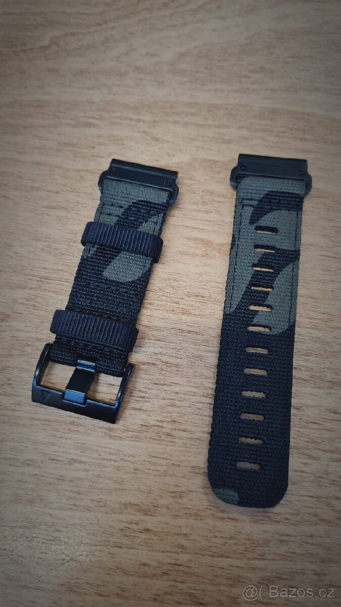 Fenix 5x, 6x, 7x, 8 tah, řemínek, pásek 26mm maskáč tmv. - 2