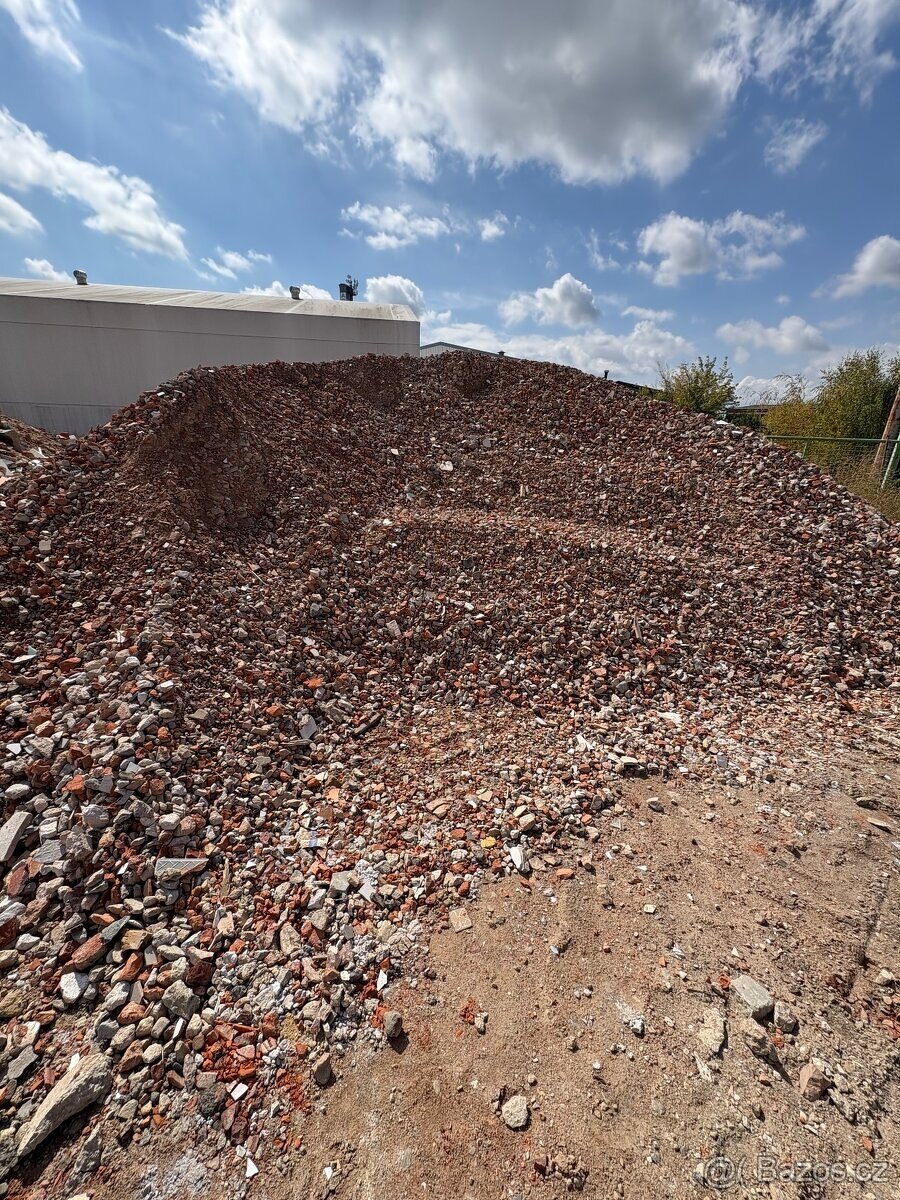 Drcený cihelný recyklát frace 0-48 - 2