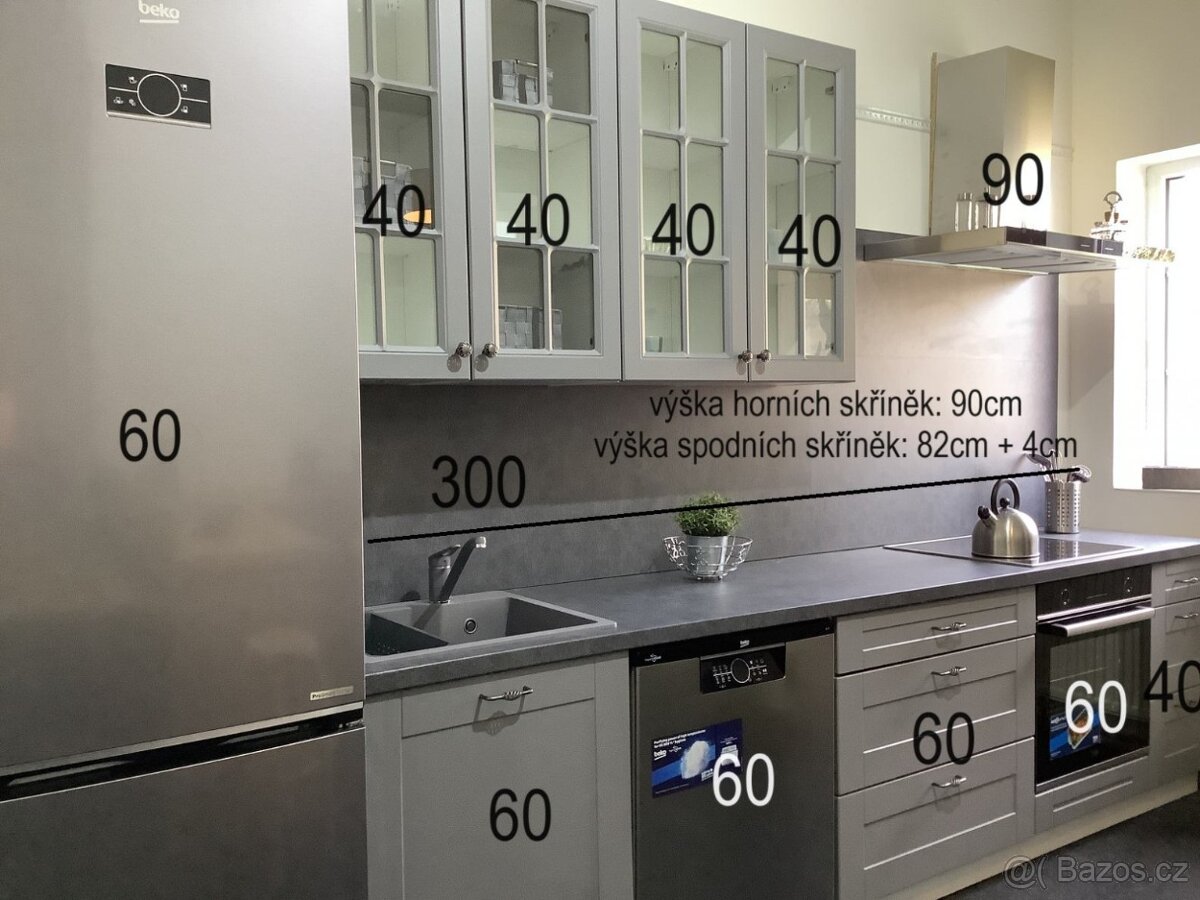 Moderní kuchyně v šedé barvě CARMEN - 2