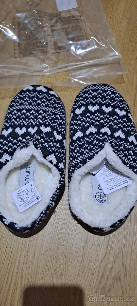 PAPUČE NOVÉ teplé - 2