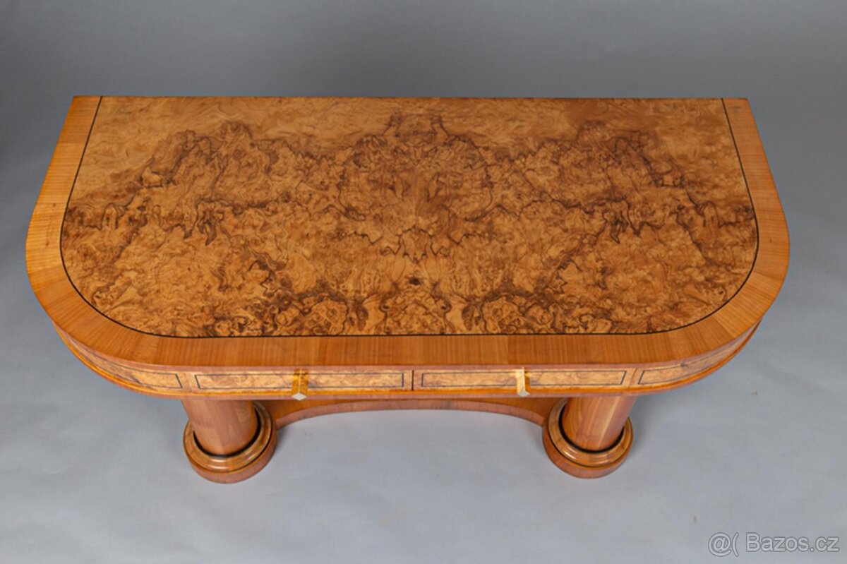 Art Deco psací stůl, třešeň - 2
