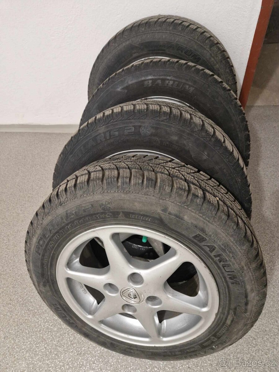 alu disky Alumett + zimní pneu - 2