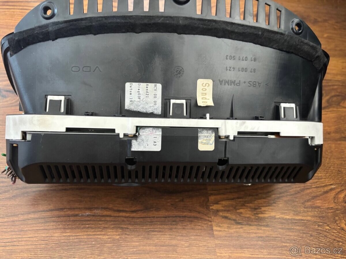 BMW 7 E65, tachometr, budíky nafta - 2