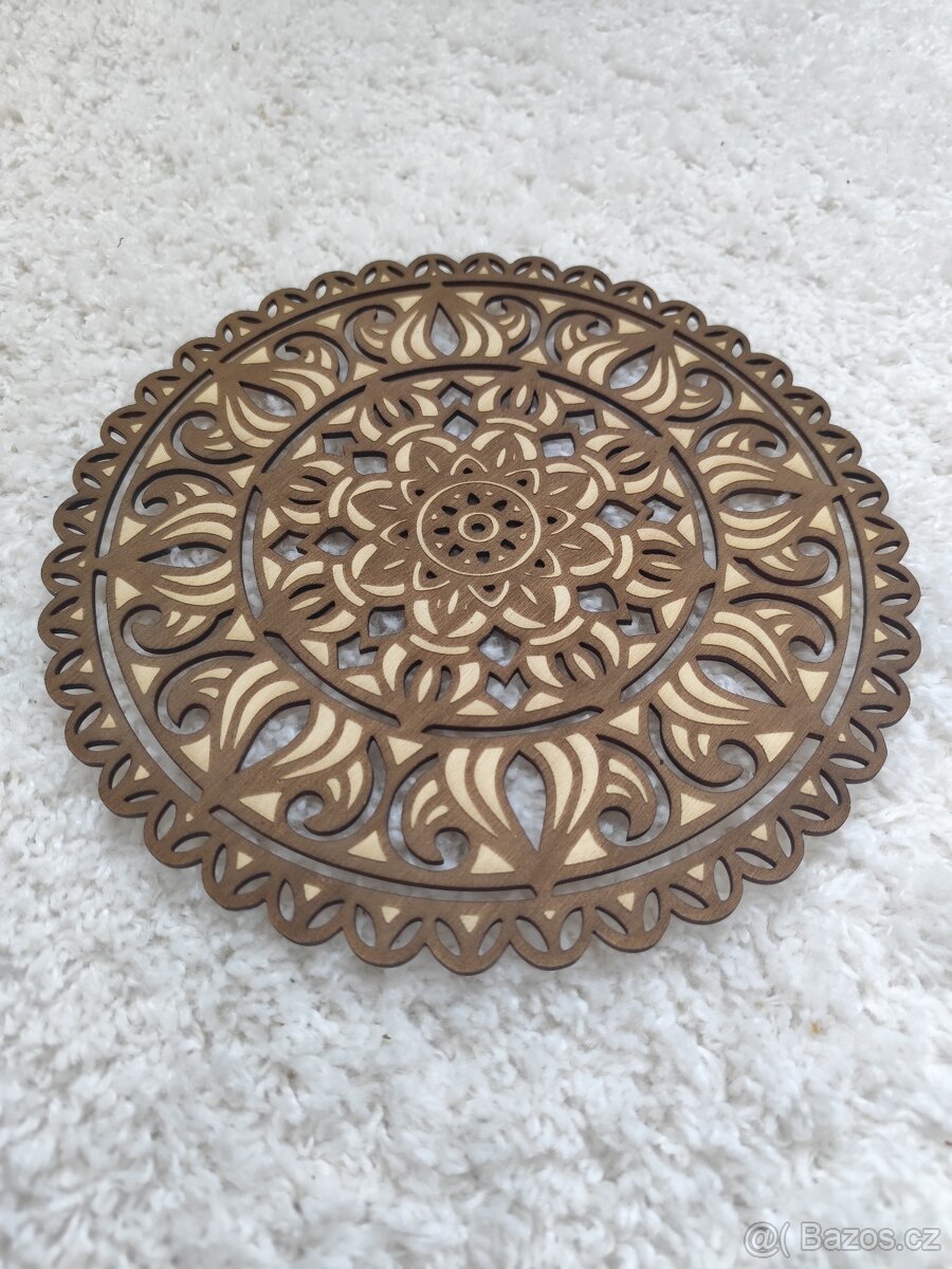 Dekorace mandala 28,5x28,5cm - 2