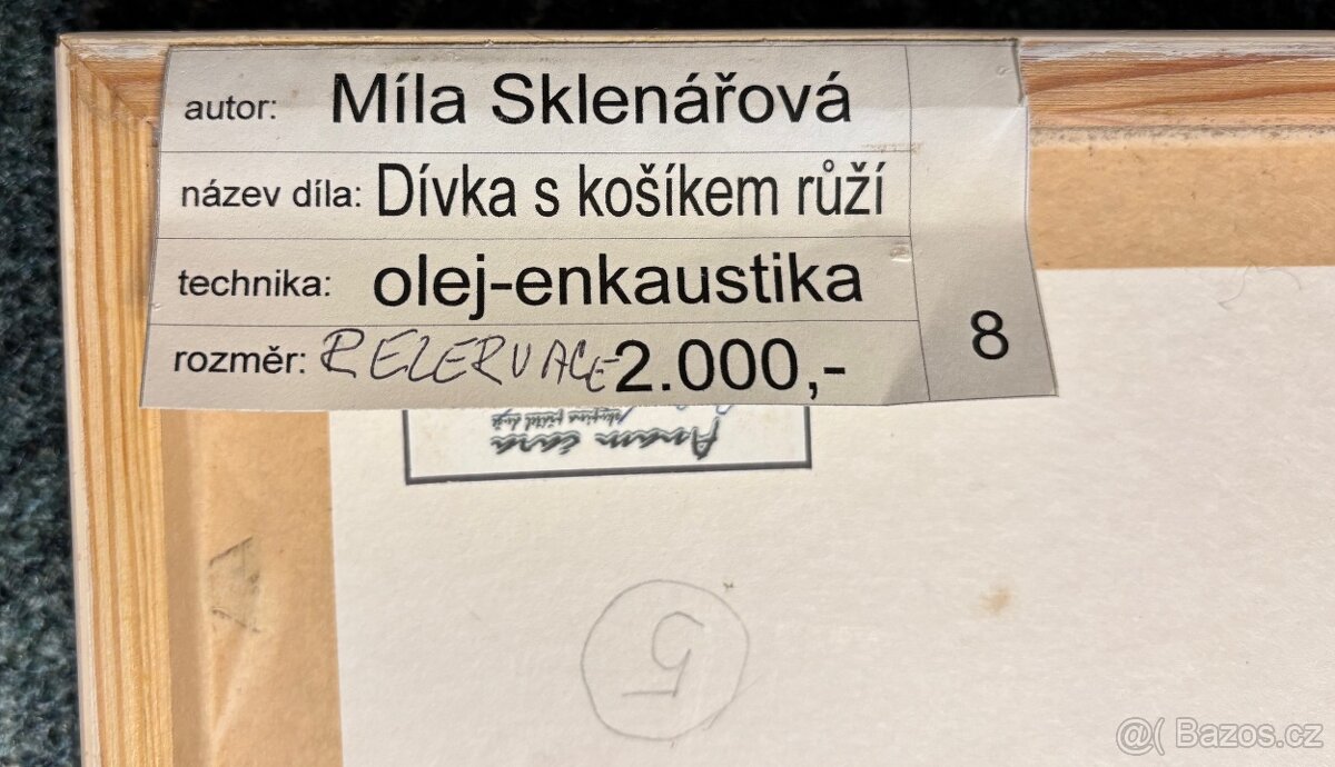 míla sklenářová-obrazy - 2